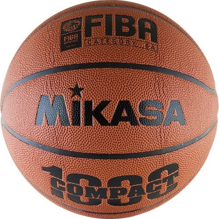 Мяч баск. &quot;MIKASA BQC1000&quot; р.6, композ.синт.кожа (микрофибра),FIBA Appr,нейл.корд,бут.кам,кор-ор-ч, фото 1