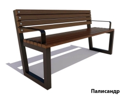 Парковая скамейка Ставрополь, Лиственница 1,2 м, фото 1