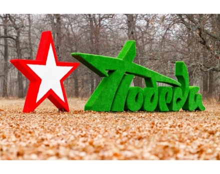 Топиари стела Победа со звездой I - газон Eco, фото 1