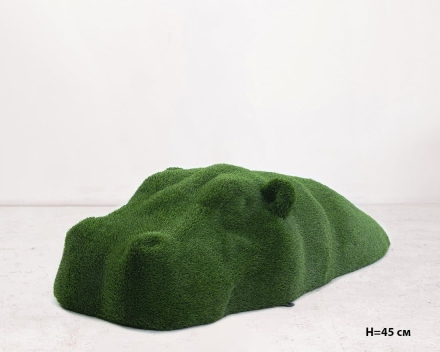 Топиари Бегемот в воде, h=55см - газон Есо, фото 4