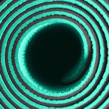 Коврик для йоги HUGGER MUGGER Earth Elements Mat 0,5 см бирюзовый, фото 2