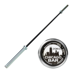 Гриф олмпийский с двойными марками 220 см BODY-SOLID CHICAGO, фото 3 Гриф олмпийский с двойными марками 220 см BODY-SOLID CHICAGO, фото 3