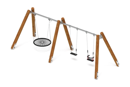 Качели (Лиственница темный) ИО 13.Р.05.01.03.01-Л.И1.01, фото 3