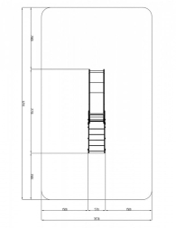 Горка малая - ИО 41.01.06-01 - (Граффити) H=900, фото 6