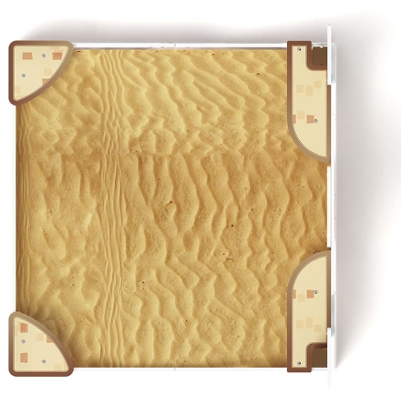 Песочница средняя с ограждением Королевство - ИО 5.15.01-01, фото 6