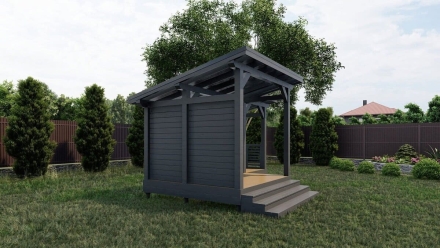 Угловая беседка ЯСМИН, фото 2