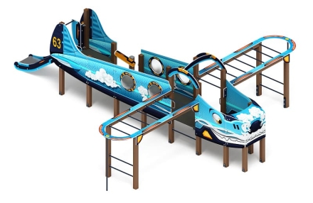 Аэроплан - ДИК 1.03.4.01-01.C (Дракон) - Игровой комплекс H=900, фото 3