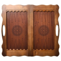 Нарды "Кожаные Питон" большие в дипломате