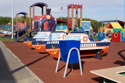 Урна трапеция (синяя) - МФ 50.01.01-01, фото 4