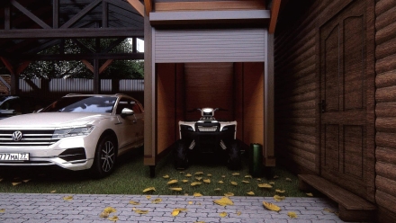 Навес для машин ФЕРНАН Несущий каркас, фото 3