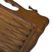 Нарды резные "Корона" с ручкой 30, Haleyan