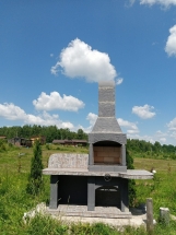 Печь № 10А — Барбекю меандр с рабочим столом (или мойкой) Печь № 10А — Барбекю меандр с рабочим столом (или мойкой)