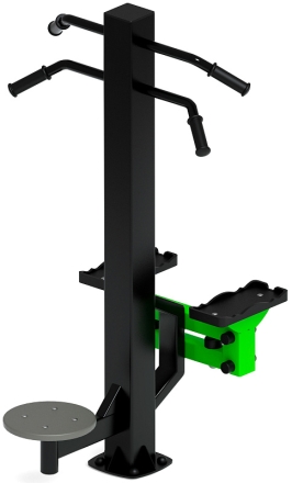 Степ+Твистер (зеленый) - Уличный тренажер - СТ 019-12, фото 4