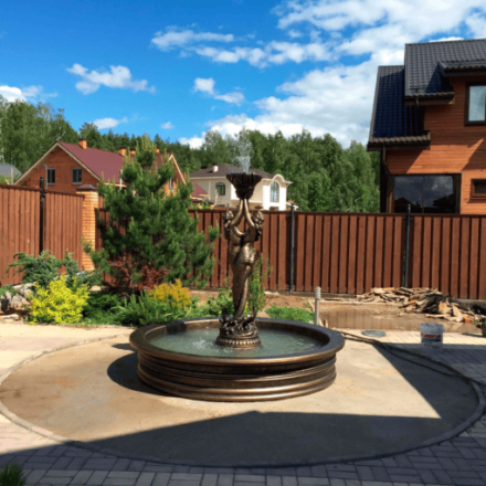 Фонтан Королевский и русалки в античной бронзе, фото 2