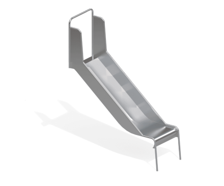 Горка ГН-01 H=980 из нержавеющей стали для детской площадки, фото 1