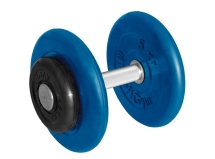 Гантель обрезиненная "PROFIGYM" с хромированной ручкой 13,5кг, цветная ГНЦ -13,5 Гантель обрезиненная "PROFIGYM" с хромированной ручкой 13,5кг, цветная ГНЦ -13,5