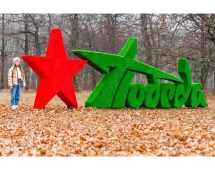 Топиари стела Победа со звездой II - газон Eco Топиари стела Победа со звездой II - газон Eco