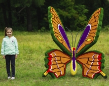 Топиари бабочка Королева III Без земного шара - газон Eco Топиари бабочка Королева III Без земного шара - газон Eco