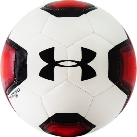 Мяч футбол. &quot;Under Armour Desafio 395&quot; арт.1297242-601, р.5, 32 пан, гл. ТПУ, маш.сш, бел-красн-черн, фото 1