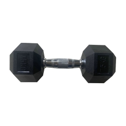Обрезиненная гексагональная гантель INEX Hex Dumbbell 7,5 кг