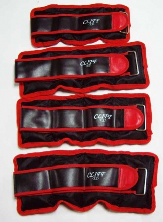 Утяжелители на ноги Cliff дробь 1,5кг (2х0,75кг), фото 1