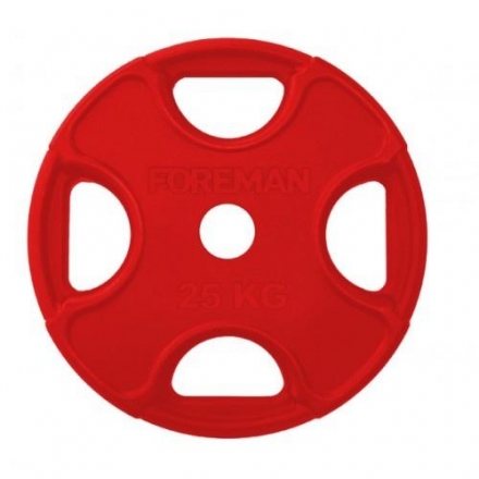 Обрезиненный диск FOREMAN FMPRR-25KGRD (25 кг), фото 1