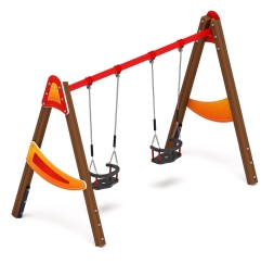 Качели двойные Д2 - ИО 12.Д.01.01.01-П - (Счастливое детство), фото 4