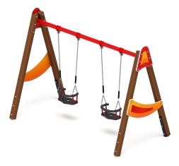 Качели двойные Д2 - ИО 12.Д.01.01.01-П - (Счастливое детство), фото 3