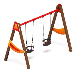 Качели двойные Д2 - ИО 12.Д.01.01.01-П - (Счастливое детство), фото 1