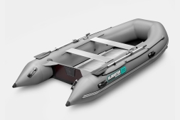 Gladiator B 370 AL LIGHT Темно-серый моторная лодка ПВХ Алюминиевый пайол, фото 2