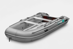 Gladiator B 370 AL LIGHT Темно-серый моторная лодка ПВХ Алюминиевый пайол, фото 1