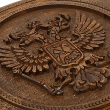 Нарды резные "Герб РФ и Символы Власти", Mirzoyan