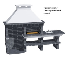 Печь Аристократ 814 Прямоугольный кирпич коричневый, фото 8