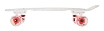 Скейтборд прозрачный Playshion 22″ FS-PS002 со светящимися колесами