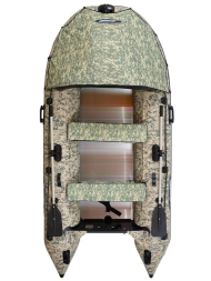 Лодка ПВХ Гладиатор (Gladiator) С 370 AL CAMO надувная под мотор, фото 6