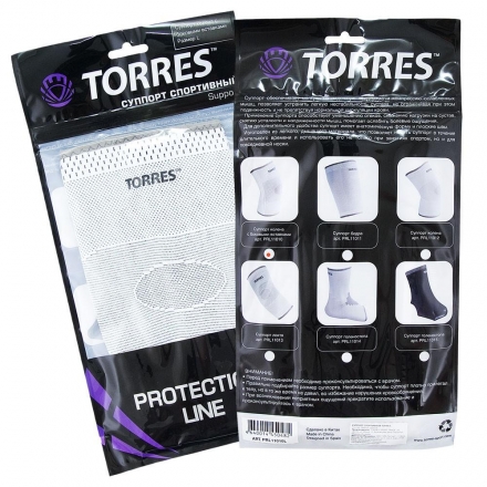 Суппорт голеностопа&quot;TORRES &quot;, нейлон, размер XL, черный   , фото 2