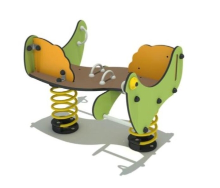 Качалка на пружине КНП-067 для детской площадки, фото 1