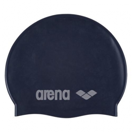 Шапочка для плавания &quot;ARENA Classic Silicone Jr&quot;, детская, темно-синий, силикон, фото 1
