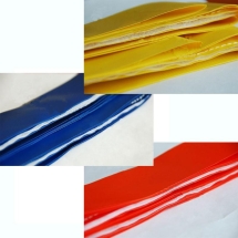 Карманы для антенн для сеток пляжного волейбола "KV.REZAC", на липучках, белый Карманы для антенн для сеток пляжного волейбола "KV.REZAC", на липучках, белый