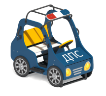 Игровой комплекс Машина ДПС ИО-07.3 для детской площадки