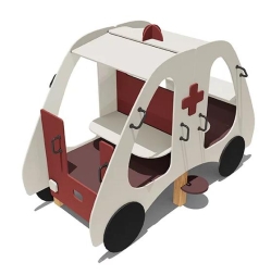 Игровой макет Автобус Скорая помощь ВСТ 5625 для детской площадки, фото 2 Игровой макет Автобус Скорая помощь ВСТ 5625 для детской площадки, фото 2