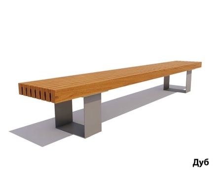 Скамейка садовая Ростов Сосна 2,5 м, фото 3