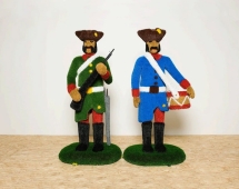 Топиари Композиция гусары, Ярополк и Светозар - газон Eco, h=180 см Топиари Композиция гусары, Ярополк и Светозар - газон Eco, h=180 см