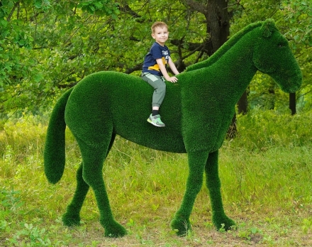 Топиари лошадь Рено - газон Deluxe, фото 2