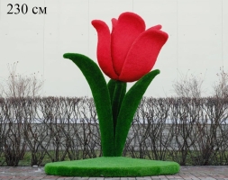 Топиари тюльпан, h=150см, модель 2 - газон Есо, фото 3