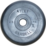 Изображение товара Диск обрезиненный BARBELL ATLET 25 кг / диаметр 31 мм