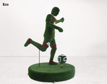 Топиари Футболист, h=240 см - газон Eco, фото 1