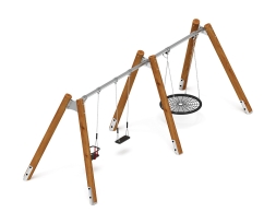 Качели (Лиственница темный) ИО 13.Р.05.03.04.01-Л.И1.01, фото 4