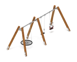 Качели (Лиственница темный) ИО 13.Р.05.03.04.01-Л.И1.01, фото 3