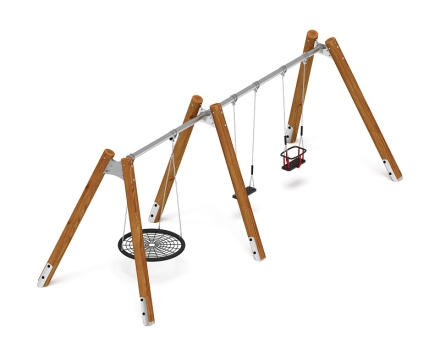 Качели (Лиственница темный) ИО 13.Р.05.03.04.01-Л.И1.01, фото 3